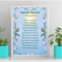 Ver imagem 1 de Quadro Decorativo Oração Do Sol 33x24cm:Madeira branca