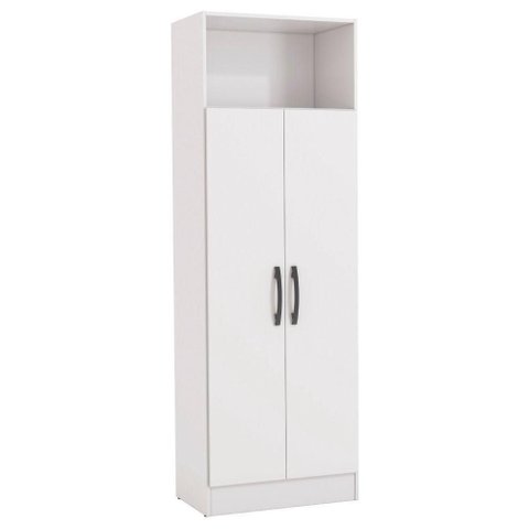 Armario Multiuso 2 Portas 167x57 Cm N408 Kappesberg Branco