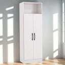 Ver imagem 2 de Armario Multiuso 2 Portas 167x57 Cm N408 Kappesberg Branco