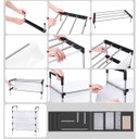 Ver mais imagens de Sapateira Rack 6 Andares Sapatos Tenis Calçados Prateleiras Organizaçao Entrada Hall Objetos Multius