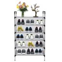 Ver imagem 1 de Sapateira Rack 6 Andares Sapatos Tenis Calçados Prateleiras Organizaçao Entrada Hall Objetos Multius