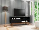 Ver imagem 5 de Rack para Tv com Porta Riane Preto Fosco