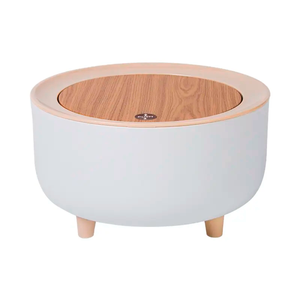 Lixeira de Mesa Portátil Retrô 2 Litros C/ Tampa Pia Cozinha Pgb Lixeira de Mesa Mini