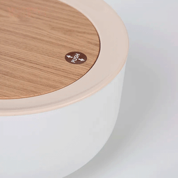 Lixeira de Mesa Portátil Retrô 2 Litros C/ Tampa Pia Cozinha Pgb Lixeira de Mesa Mini - 8