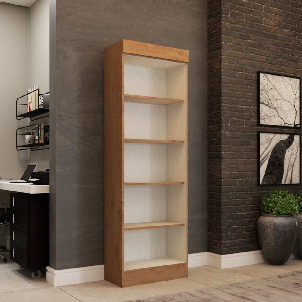 Armário Multiuso Clean 2 Portas Natura/off White - Panorama Móveis