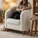 Ver imagem 7 de Poltrona Decorativa Aura Pes Madeira Boucle Tce 1010 Moll