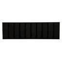 Ver imagem 2 de Cabeceira King Veludo Preto Placa Modulada Estofada Ripada Adesiva