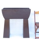 Ver imagem 5 de Vaso Planta 100x30 Jardineira Floreira Suporte Polietileno BGPLASTICOS V5100S MARROM CAFE 003