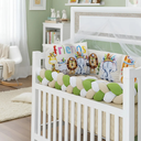 Ver imagem 1 de Kit Berço Baby Dream 10 Peças Super Aconchegante e Charmoso Sublimado:indio