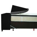 Ver imagem 5 de Cabeceira Cama Box Estofada King King Imperador Suede Marrom Chocolate - Simbal