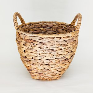 Cesto de Palha Natural com Alça:M