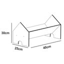 Ver imagem 5 de Porta Livros Infantil Revisteiro Casinha - Montessori - 40cm