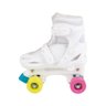 Patins Infantil Ajustavel Branco Colors 30-33 Mor - 2