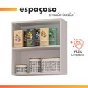 Ver imagem 4 de Armário Aéreo de Cozinha 1 Porta 0,59m Favorita Branco Lacca