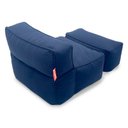 Ver imagem 6 de Puff e Apoio Brisa Conforto para Áreas Externas Good Pufes Poltrona Enchimento Perolas Eps Azul