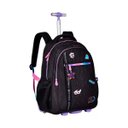 Ver imagem 2 de Kit Mochila Escolar Rodinha e Estojo Rafa e Luiz Rl24018