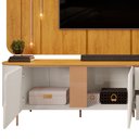 Ver mais imagens de Rack para Sala com Painel para Tv 75 Pol Dion D05 Bali Cedro - Lyam Decor