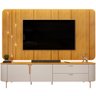 Rack para Sala com Painel para Tv 75 Pol Dion D05 Bali Cedro - Lyam Decor - 3