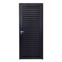 Ver imagem 1 de Porta Palheta de Alumínio Preto Maçaneta Premium Linha Roma:Direita/ 210 x 80