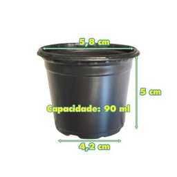 Kit 400 Potes 06 Produtor Mini Cacto Suculentas 90Ml - 2 Kit 400 Potes 06 Produtor Mini Cacto Suculentas 90Ml - 2