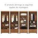 Ver imagem 4 de Guarda Roupa Smart Plus Rodial Cinamomo Off White