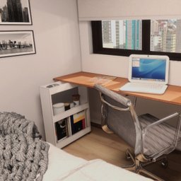 Carrinho Auxiliar para Home Office Branco com 3 Prateleiras Escritório Consultório - 2