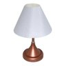 Abajur para Sala ou Quarto Base Cobre e Cúpula de algodão Branca - 2