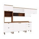 Ver imagem 2 de Cozinha Modulada Cristal 330cm Provençal Completa 100% Mdf Cor:branco