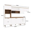 Ver imagem 4 de Cozinha Modulada Cristal 330cm Provençal Completa 100% Mdf Cor:branco