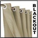 Ver imagem 4 de cortina pé direito 5,00 x 4,50 c/voal Lisboa blackout bege