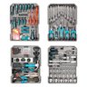 Jogo Kit Ferramentas Caixa Maleta Completa 186 Peças Presente Pai Hobby Eda 8Yu Profissional - 3