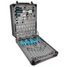 Jogo Kit Ferramentas Caixa Maleta Completa 186 Peças Presente Pai Hobby Eda 8Yu Profissional - 2