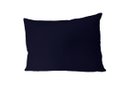 Ver imagem 1 de Capa para Almofada Encosto para Sofá Gigante Decorativa 80x60cm Happy Line Cor Lisa - Azul Escuro