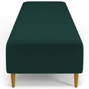 Ver imagem 7 de Kit 02 Puffs Decorativo Sala de Estar Bali W01 Pés Palito 170x60cm Bouclê Verde - Lyam Decor