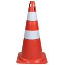 Ver imagem 1 de Cone Sinalizador Rígido Branco e Laranja - Deltaplus Wps1916