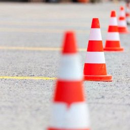 Cone Sinalizador Rígido Branco e Laranja - Deltaplus Wps1916 - 2