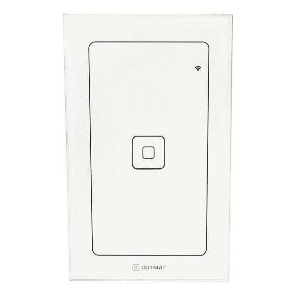 Interruptor Inteligente Outmat Touch Wi-Fi 4X2 1 Botão - 1