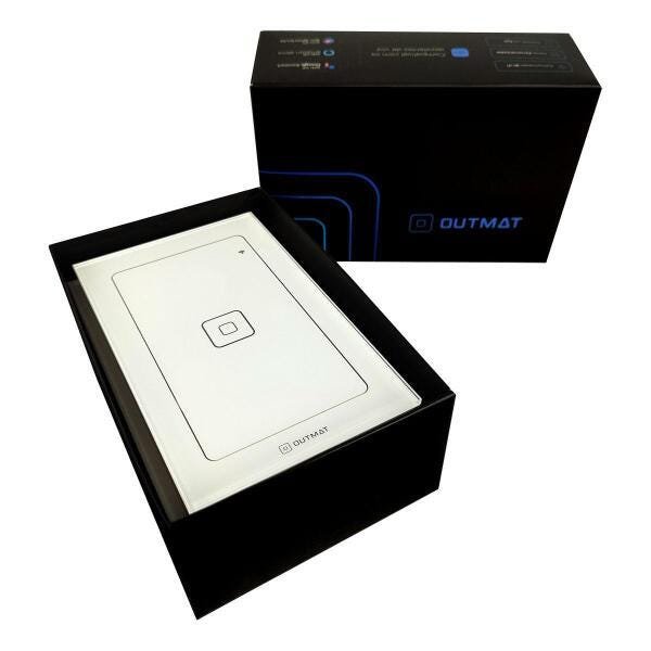 Interruptor Inteligente Outmat Touch Wi-Fi 4X2 1 Botão - 4