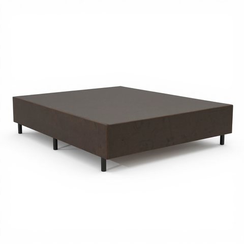 Base Cama Box Casal Padrão 138x188x37 Cor Marrom
