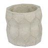 Vaso de Concreto Decorativo Colmeia 10cm Cinza Linha Eco - 1