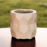 Vaso de Concreto Decorativo Colmeia 10cm Cinza Linha Eco - 4