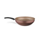 Ver imagem 2 de Panela Wok Flora com Tampa Nº28 - Chocolate Mta