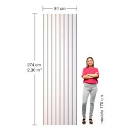 Lambri Carvalho Suíço - Pacote com 12 Réguas - 2,30m2 - 3