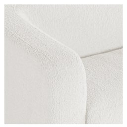 Sofá 3 Lugares Luxo Recepção Escritorio Sala Veneza 180cm Bouclé - 7