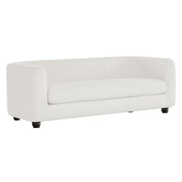 Sofá 3 Lugares Luxo Recepção Escritorio Sala Veneza 180cm Bouclé - 1