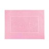 Tapete para Banheiro Toalha de Piso Algodão Ultra Absorvente - Rose - 1
