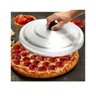Forma de Pizza, 35 cm Aluminio c/ Tampa Abafador alumibom Forma de Pizza Tampa para Pizza, Abafador  - 7
