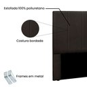 Ver imagem 4 de Cabeceira King 1,95m Ravenna Corano - Pallazio - Marrom