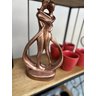 Casal Apaixonado - Decoração de Luxo - Escultura Artesanal - 29 Cm (produzida no Brasil) - 4