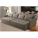 Ver imagem 1 de Sofá Cama Retrátil e Reclinável 2,30m com Molas Cairo Veludo Mirra Decor